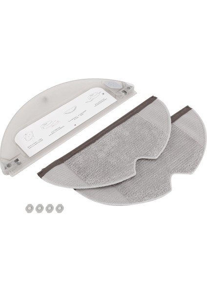 Xiaomi Mi Roborock S50 S51 Elektrikli Süpürge Için Su Deposu + Paspas Bezi Yedek Parçaları (Yurt Dışından)