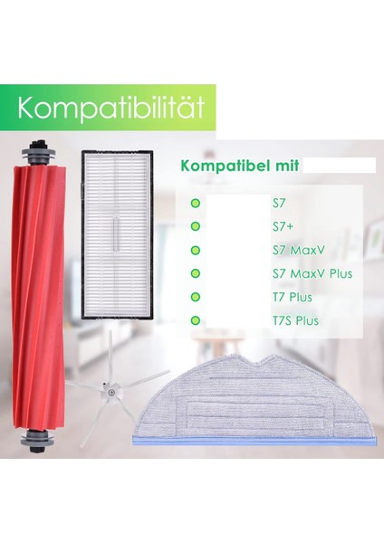 Yedek Parçalar Ana Fırça Yan Fırça Hepa Filtre Roborock S7 S7 + T7S Robotik Elektrikli Süpürge Aksesuarları (Yurt Dışından) modelleri