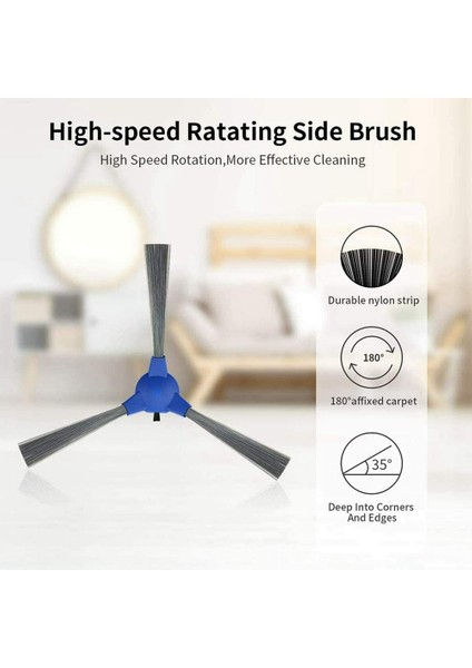 Eufy Robovac 11S, Bagotte BG600, Imatine C800, Deenkee DK600 Toz Emme Robotu Için Filtre Ana Yan Fırçası (Yurt Dışından) fiyatları