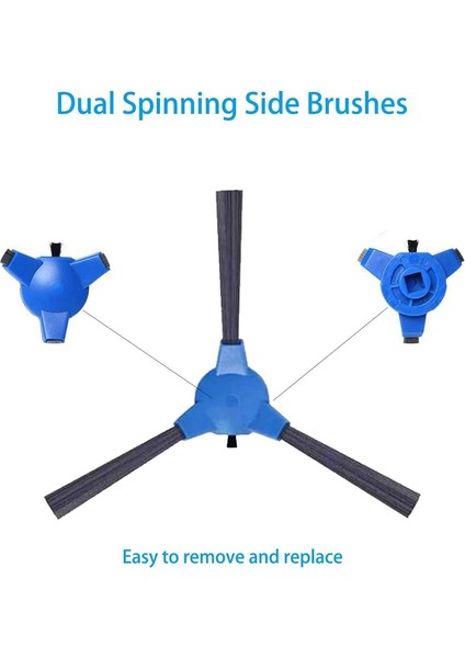 Eufy Robovac 11S, Bagotte BG600, Imatine C800, Deenkee DK600 Toz Emme Robotu Için Filtre Ana Yan Fırçası (Yurt Dışından) fırsatları