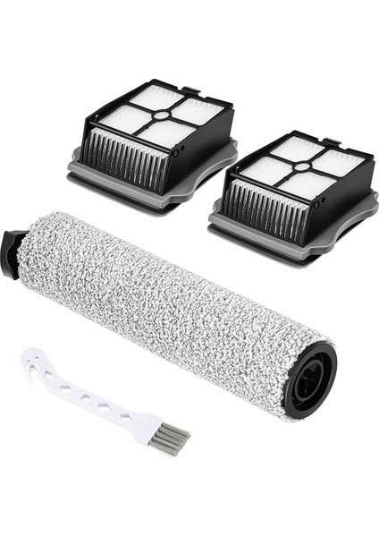 Ifloor 3 ve Ifloor One S3 Akülü Islak Kuru Elektrikli Süpürge Için Uyumlu Yedek Hepa Filtre ve Fırça Rulosu (Yurt Dışından)