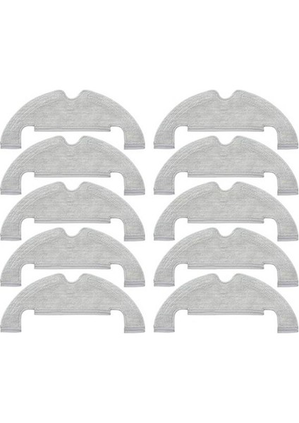 10 Adet Yedek Paspas Bezi Bez Ped Xiaomi Dreame Bot D10 Artı RLS3D Elektrikli Süpürge Yedek Parçaları (Yurt Dışından)