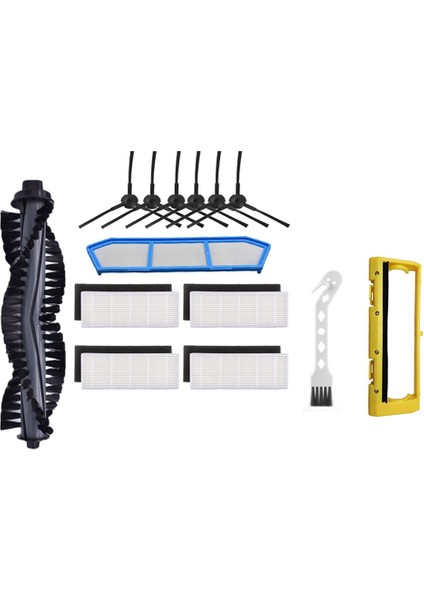 Yedek Rulo Fırça Yan Fırçalar Hepa Filtreler Ilife A4 A4S A40 Robotlu Süpürge Aksesuarları Için Uyumlu (Yurt Dışından) indirimleri