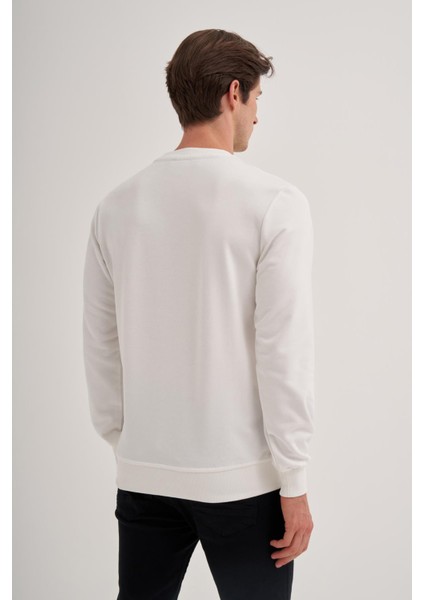Erkek 3 Iplik Sweatshirt 5016 Ekru fırsatları
