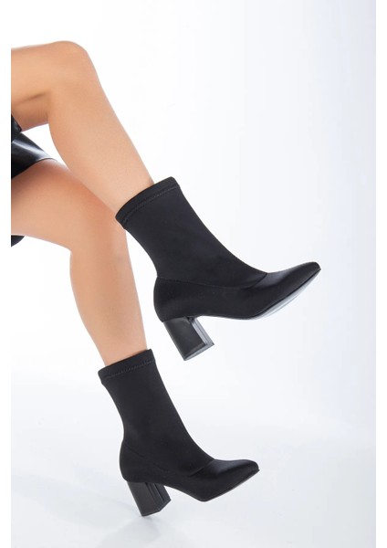 Kadın Ayakkabı D651 Suya Dayanıklı 6 cm Topuklu Konforlu Streç Tasarım fiyatları