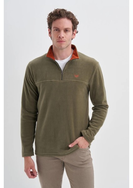 Erkek Polar Yarım Fermuar 5632 A.haki fiyatları