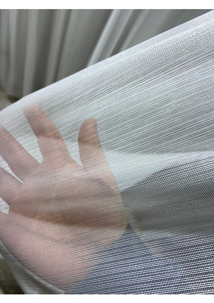 Moda Inci Perde Tek Toplama Boncuklu Kar Beyaz Kruvaze Perde fırsatları