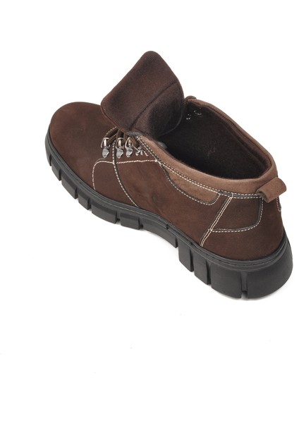 25016 Kahve Nubuk Hakiki Deri Erkek Outdoor Bot fırsatları