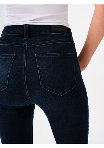 Kadın Jean Pantolon Lacivert LF2037058 Natalıe fırsatları