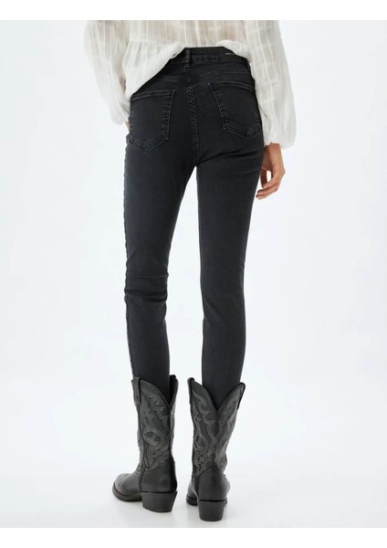 Kadın Jean Pantolon Siyah 5WAL40205MD modelleri