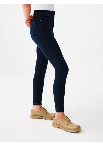 Kadın Jean Pantolon Lacivert LF2037058 Natalıe modelleri
