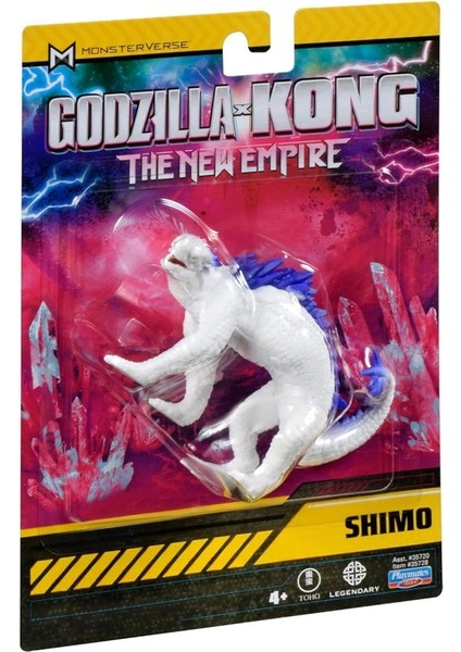 Godzilla x Kong Mini Figür 8 cm Shimo With Frost Bite Blast Ikonik Koleksiyonluk Film Karakteri 4+ Yaş ve Üzeri