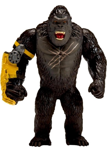 Godzilla x Kong Mini Figür 8 cm Kong Wiht B.e.a.s.t. Glove Ikonik Koleksiyonluk Film Karakteri 4+ Yaş ve Üzeri