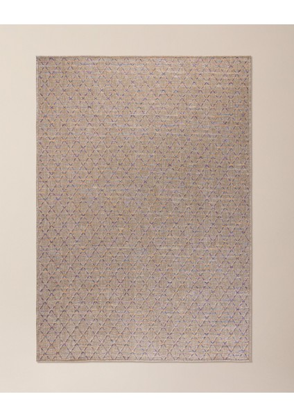 Dimanche Halı - Renkli - 120X180 cm