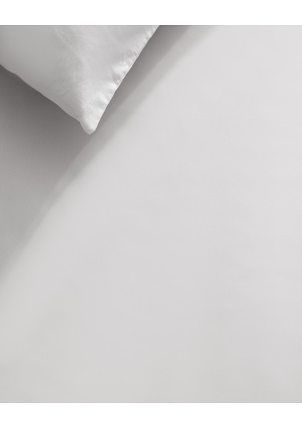 Manon Çift Kişilik %100 Pamuk Ranforce Lastiksiz Çarşaf - Gri fırsatları