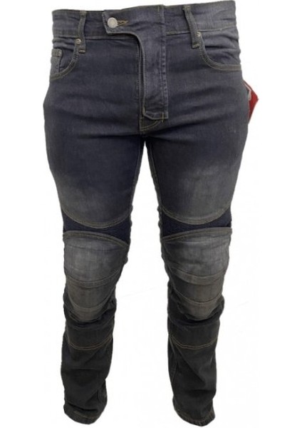 P-050 Kevlar Siyah Motosiklet Pantolonu