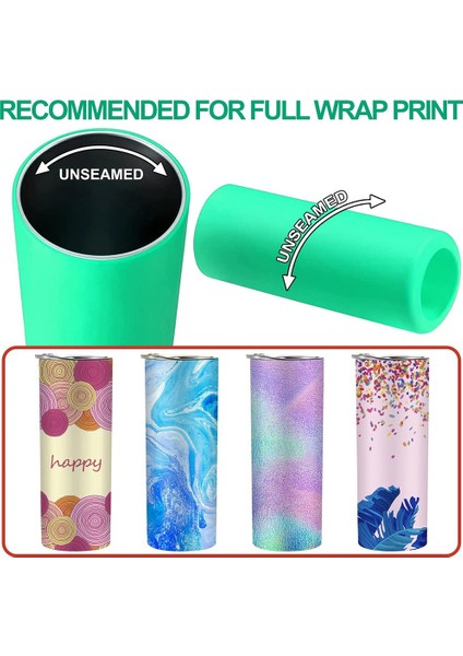 3 Takım Süblimasyon Tumbler Silikon Bantlar Kol 20 Oz Sıska Düz Boşluklar Bardak Transfer Bantları Ile, Pres Makinesi (Yurt Dışından) modelleri