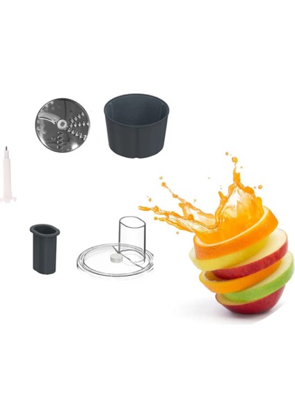 Thermomix Tm5 Tm6 Pişirme Blender Dilimleme Parçalama Diski Çok Fonksiyonlu Mutfak Robotu Konteyner Kesici Kiti (Yurt Dışından)