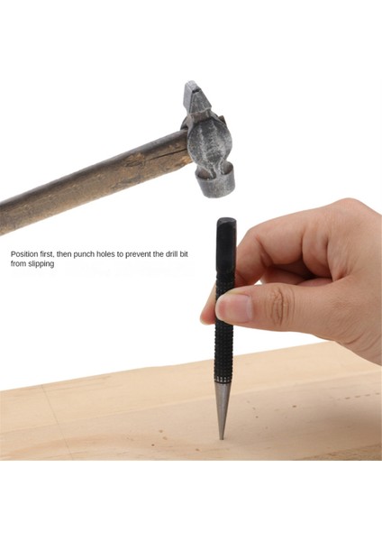 3pc Merkez Zımba Konumlandırma Zımba Delme Sabitleyici Siyah Silindirik Çivi Zımba Pimi Alet Aksesuarları 1,5 Mm/2 Mm/3 mm (Yurt Dışından)