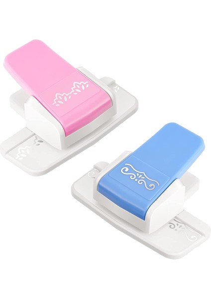 Şık Kenar Delgeç 2 Adet Çiçek Desenli Kenar Kesiciler Dıy Hediye Kartı Delgeç Scrapbook Kalıp Kesim Düğün Kartı Yapımı Için, A (Yurt Dışından)