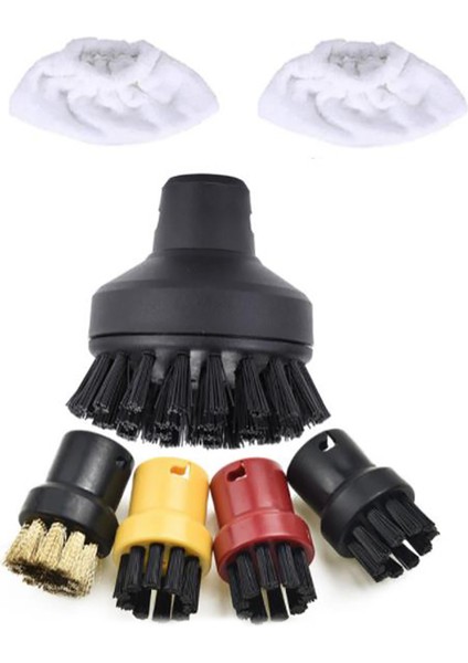 Ev Buharlı Temizleme Fırçası Büyük Yuvarlak Fırça Paspas Bezi Karcher Sc1 Sc2 Sc3 Sc4 Sc5 Sc7 Ev Temizlik Araçları (Yurt Dışından)