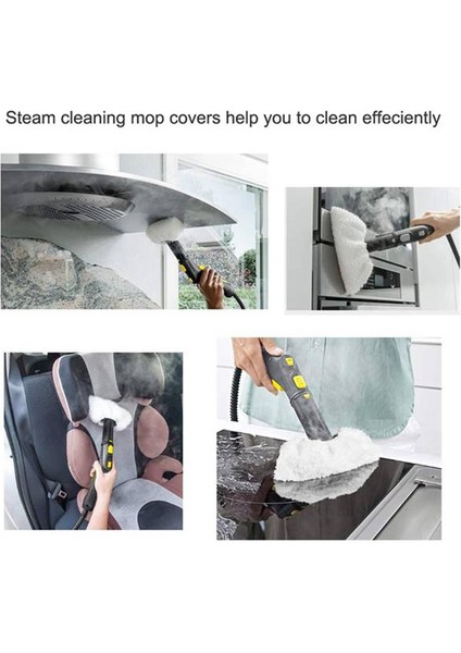 Ev Buharlı Temizleme Fırçası Büyük Yuvarlak Fırça Paspas Bezi Karcher Sc1 Sc2 Sc3 Sc4 Sc5 Sc7 Ev Temizlik Araçları (Yurt Dışından) fırsatları