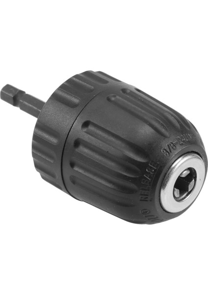 2 Parça El-Sıkı Chuck Seti Adaptörü Ağır Hizmet Tipi 10MM Anahtarsız Matkap Chuck ile Adaptör Donanım Araçları (Yurt Dışından)