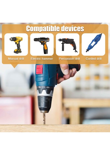 50 Adet Drillforce Tools M35 Kobalt Matkap Ucu Seti, Hss-Co Matkap Seti 1-3mm, Sertleştirilmiş Çelik, Dökme Demir ve Paslanmaz Çelik Üzerinde Delme Için (Yurt Dışından)