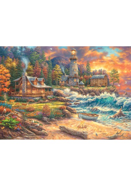 3000 Parçalık Puzzle / Deniz Feneri - Kod 4934