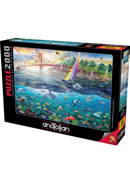 2000 Parçalık Puzzle / San Francisco Köprüsü - Kod 3968