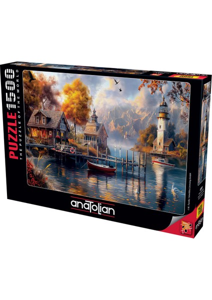 1500 Parçalık Puzzle / Gölde Sonbahar - Kod 4581