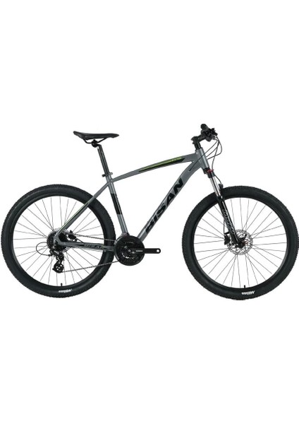 Mtx 7300 Erkek Dağ Bisikleti 43CM Hd 29 Jant 24 Vites Metalik Gri Yeşil
