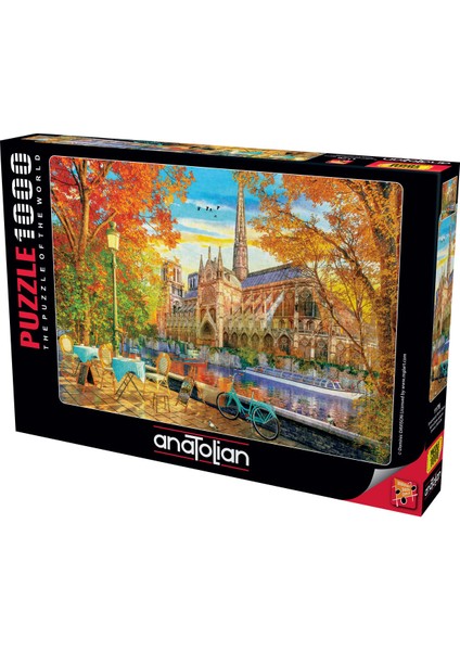 1000 Parçalık Puzzle - Sonbaharda Notre Dame 1176