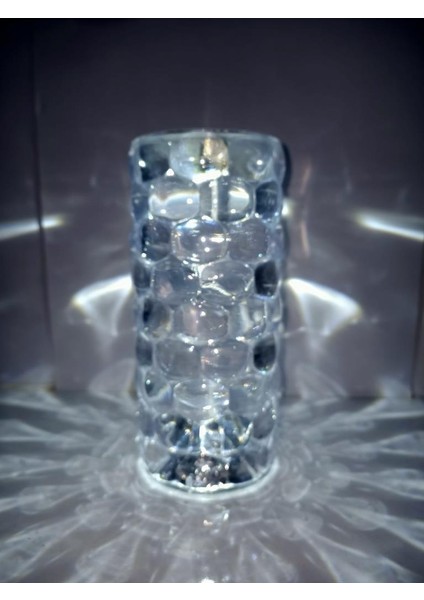 USB Şarjlı 3 Işık Seçenekli Dokunmatik Kristal Masa Lambası Gece Lambası Salonda Yatak Odasında fırsatları