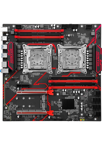 9d4 Intel X99 2666 Mhz Ddr4 Soket Gigabit Ethernet 2011-3 Çift Işlemci Destekli E-Atx Anakart