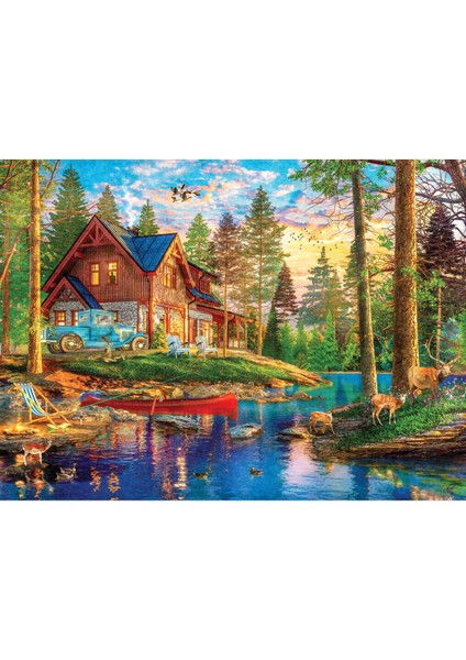 4000 Parçalık Puzzle / Taş Ev - Kod 5206