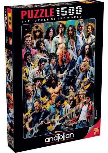 1500 Parçalık Puzzle - Rock Stars 4580