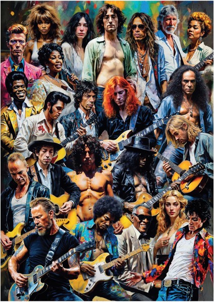 1500 Parçalık Puzzle - Rock Stars 4580 fiyatları