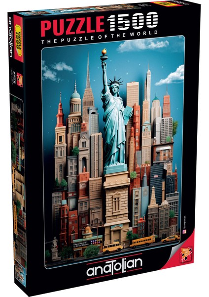 1500 Parçalık Puzzle / New York - Kod 4578