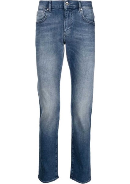 Erkek Pantalon Indigo Denim