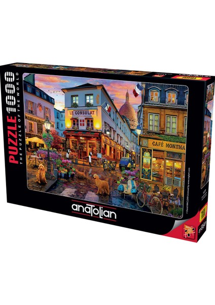 1000 Parçalık Puzzle / Cafe Montmartre - Kod 1177