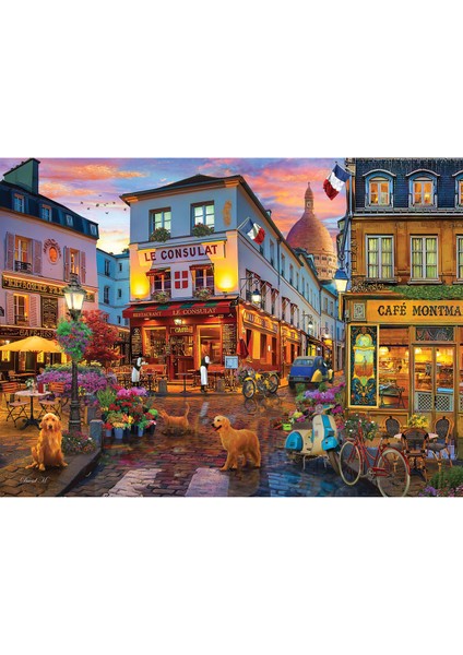 1000 Parçalık Puzzle / Cafe Montmartre - Kod 1177