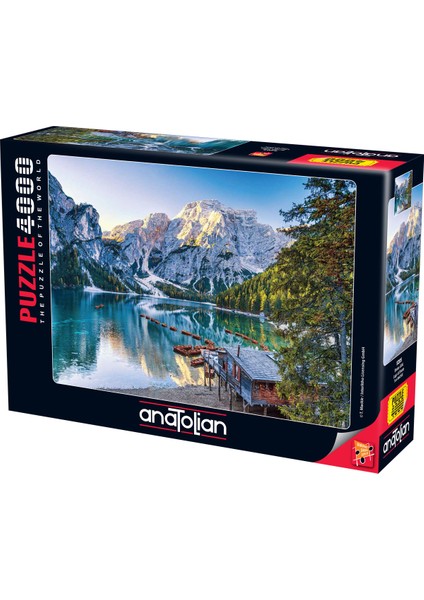 4000 Parçalık Puzzle / Braies Gölü - Kod 5205