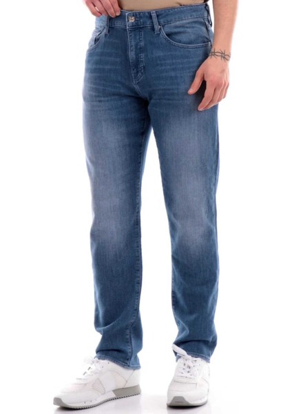 Erkek Pantalon Indigo Denim Medium