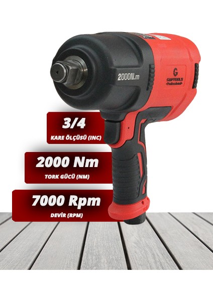 Gp 3401 | 3/4 Havalı Somun Sökme