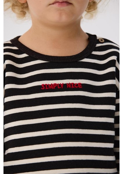 Bg Store Erkek Bebek Çizgili Takım