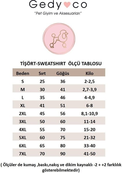 Chic Girl Polar Büyük Irk Köpek Sweatshirtü (21-50 kg Arası Köpeklere Uygundur)