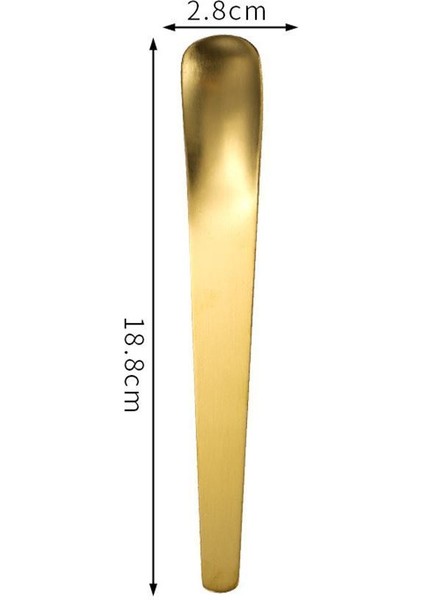 Paslanmaz Çelik Gold 18 cm Tatlı ve Dondurma Kaşığı CIN944SR