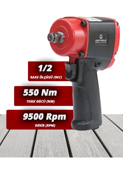 Gpm 1201 | 1/2 Mini Havalı Somun Sökme