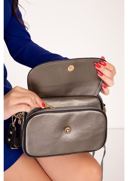 Kadın Çift Bölmeli Günlük Çanta ALD.1407 Antrasit modelleri